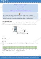 Đề thi giữa kì 2 Toán 8 - Đề số 7 - Cánh diều